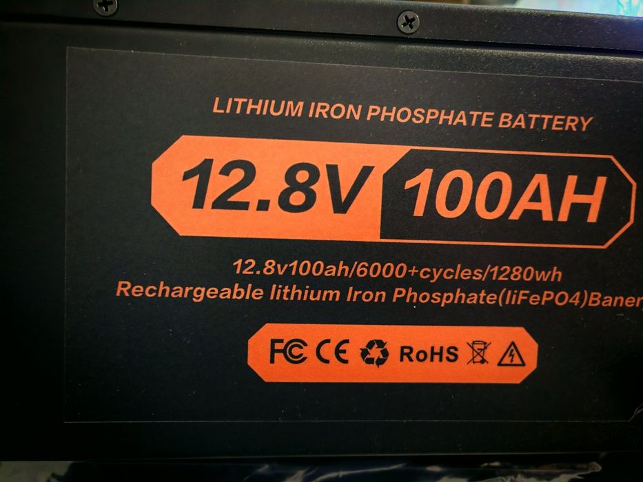 Акумулятор LiFePo4 12,8v 100ah в металевому корпусі