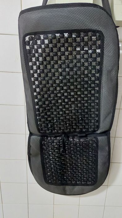 Capa de bolas ortopédicas relaxante para banco de carro