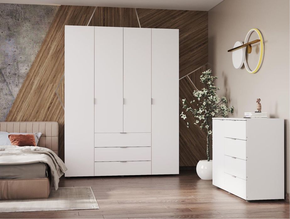 Шкаф 4Д, шкаф распашной, шкаф 155 см, шафа до спальні