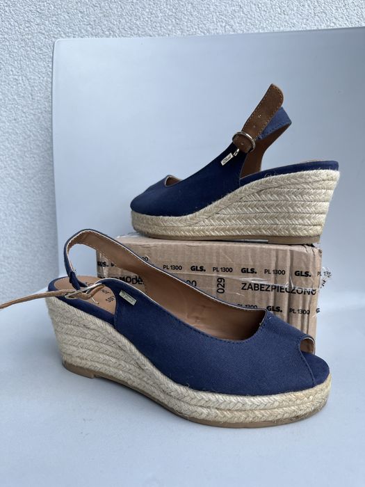 Espadryle/sandały na koturnie damskie S.Oliver Soft Foam 37