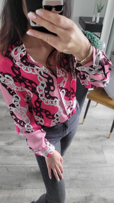 Elegancka koszula bluzka lejąca Dunnes M