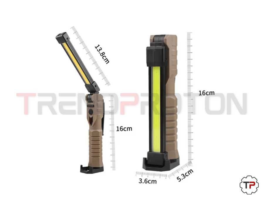 Luz de Trabalho c/ Base Magnética