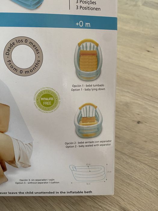 Banheira insuflável Jané