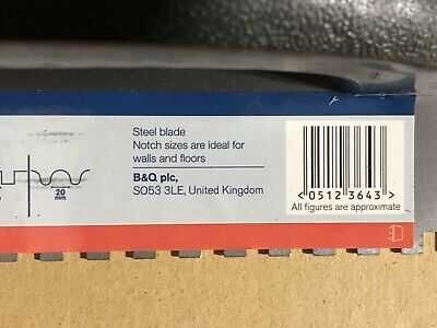 PACA DO KLEJU kombinowana 230x100 mm Macallister ząb kwadrat i okrągły