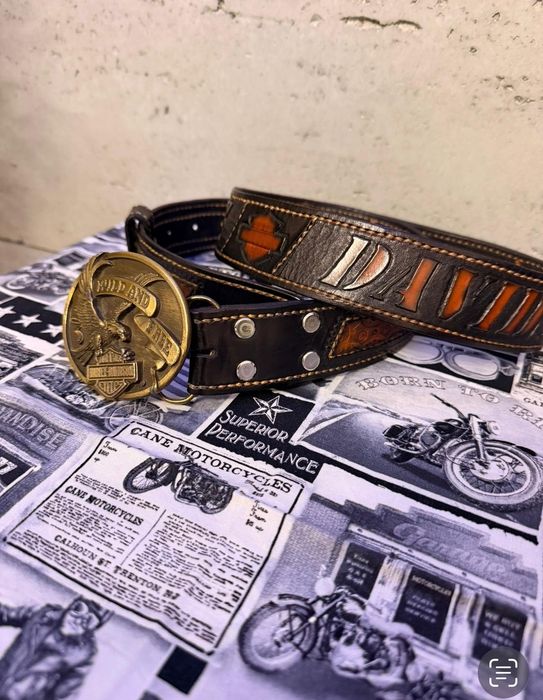 Pasek Harley Davidson, długość 120 cm