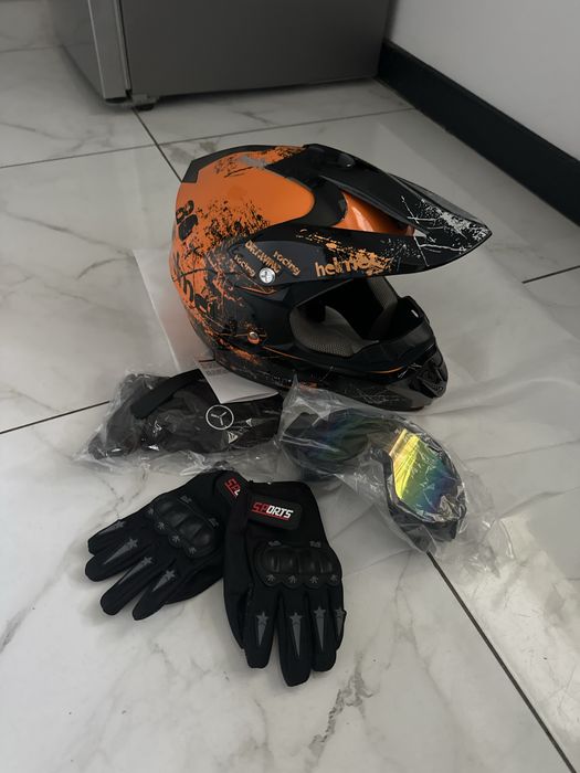 Dot kask na cross na motor rozmiar S