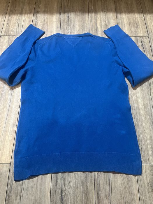 Bluzka sweterkowa z dekoltem w serek, Tommy Hilfiger