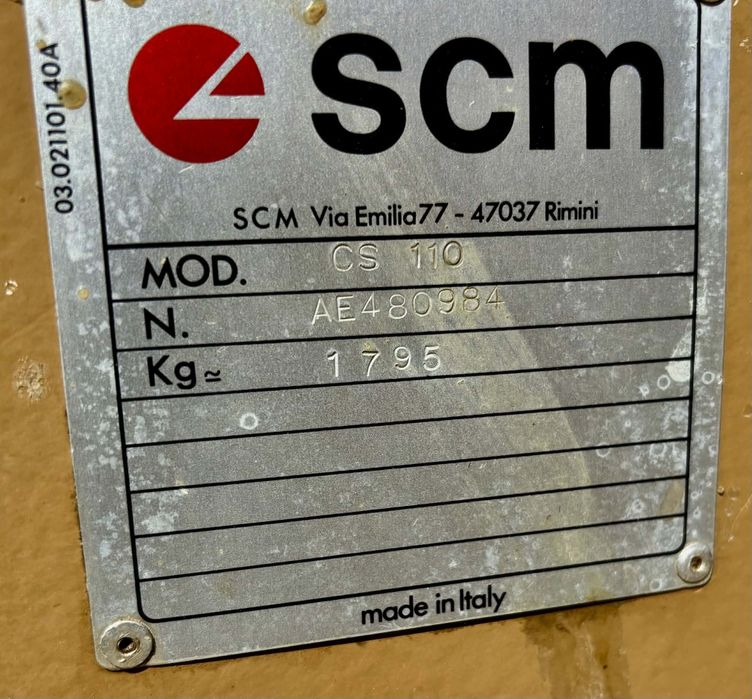 Szlifierka szerokotaśmowa walcowa 110 , SCM Sandya