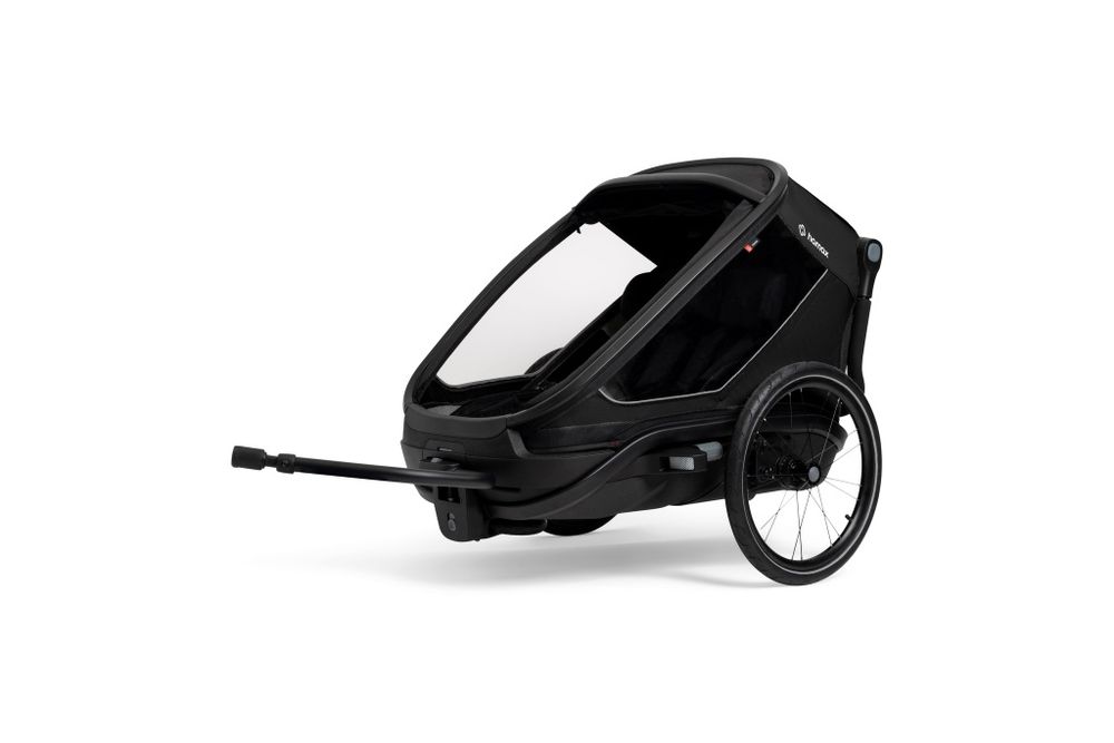 Hamax Outback Next Black podwójna przyczepka rowerowa