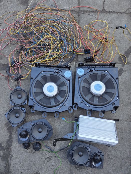BMW E60 E61 wzmacniacz głośniki hifi top komplet hi-fi Lift CIC lci