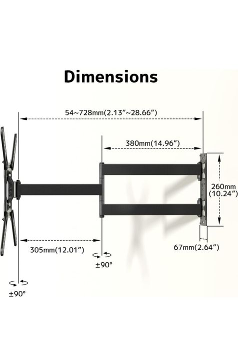 suporte de parede para televisão