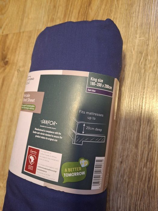 Prześcieradło lidl 180-200 x200 Nowe