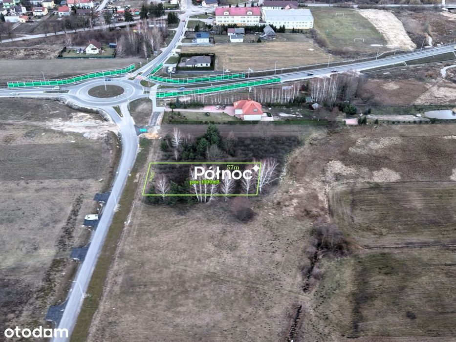 Działka budowlana w Ciciborze Dużym 1500m2