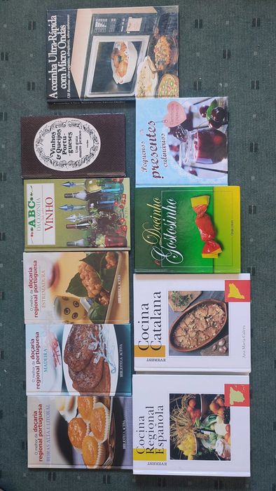 Lote 35 livros de Culinária -Capa dura