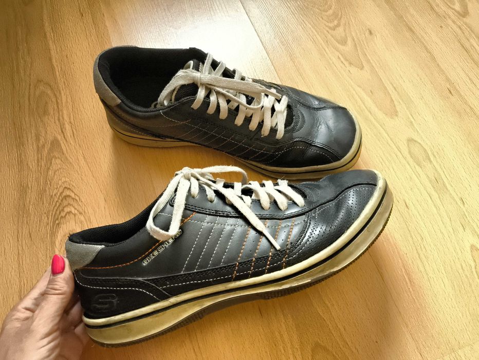 Skórzane półbuty Sketchers, rozmiar 42