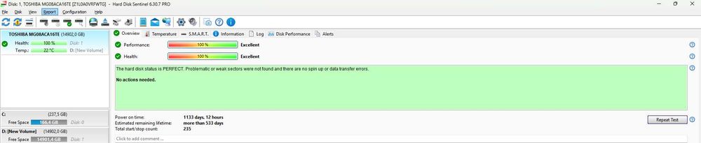 Toshiba 16TB Enterprise Grade Sata HDD