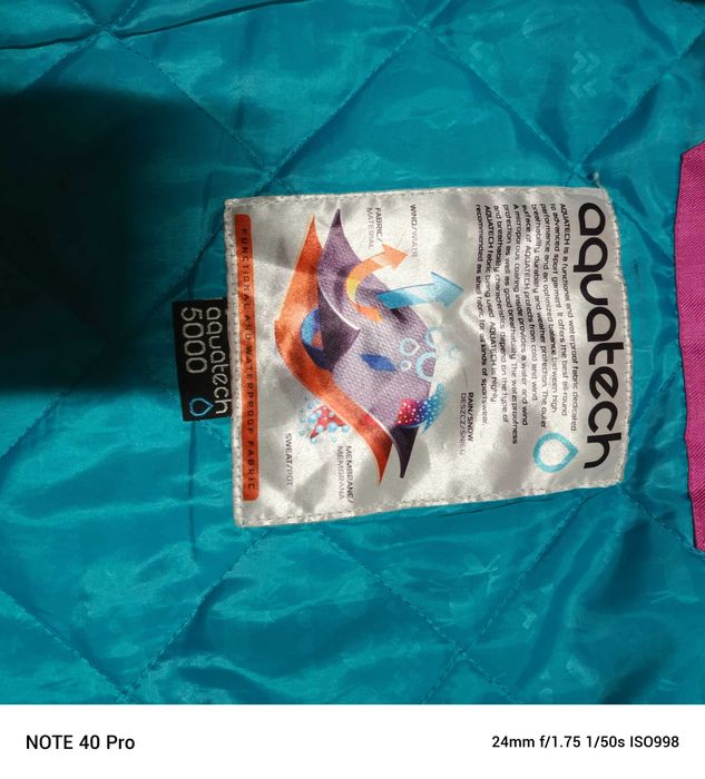 Kurtka narciarska 4F 152 dziewczęca membrana 5000 zimowa