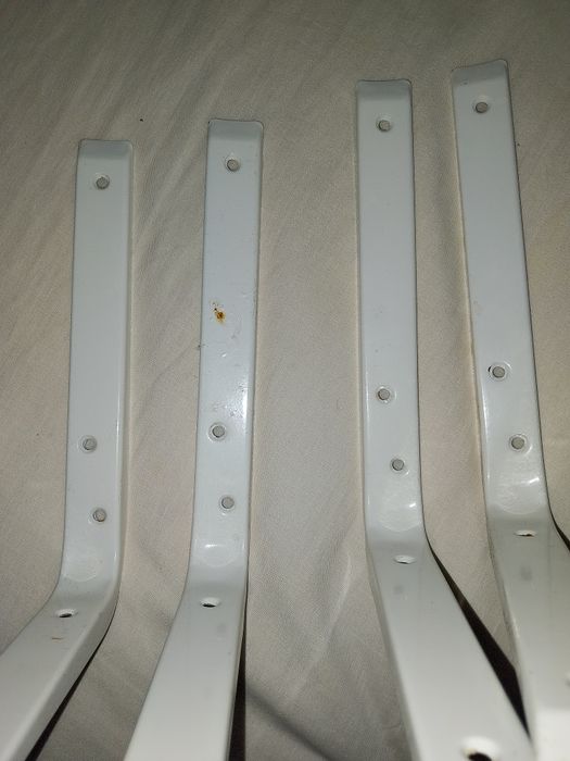 4 suportes para prateleiras 20 x 25cm