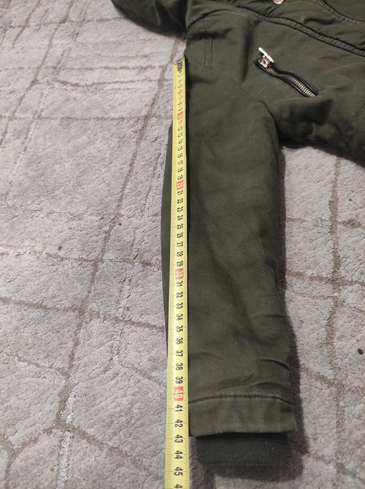 kurtka parka ciemna zieleń 4 latka