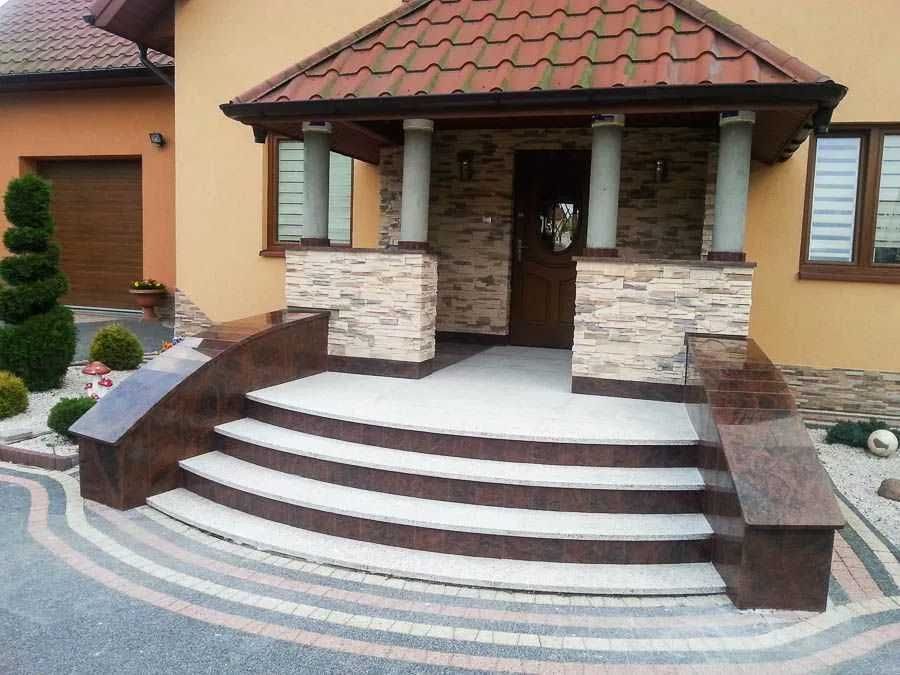 Schody posadzki parapety kominki