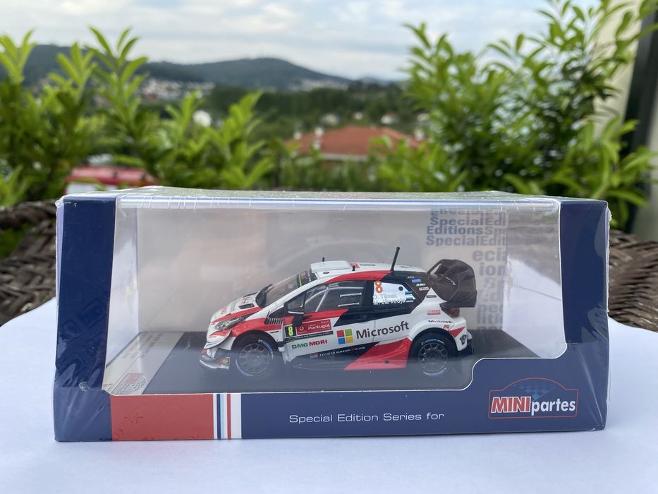 Miniatura Toyota Yaris WRC - Tanak - vencedor rali portugal 2019