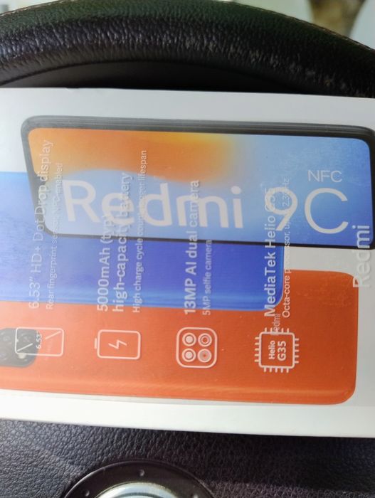 Redmo 9c +защітне скло+ чехол.