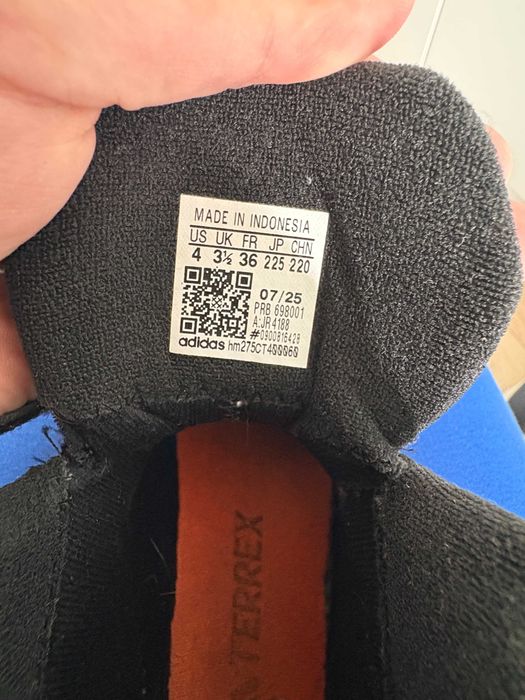 Dziecięce buty zimowe Terrex Snow CF CLIMAWARM 36
