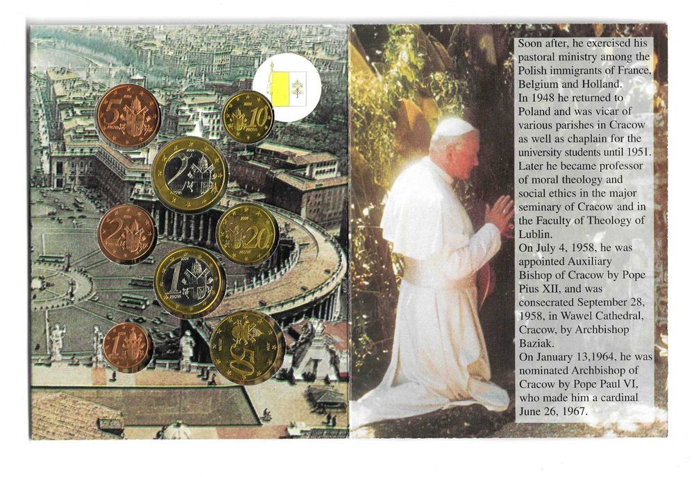 Moedas-prova do Vaticano