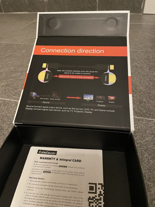 Cabo fibra 8k (NOVO) 15 metros64284428856449122