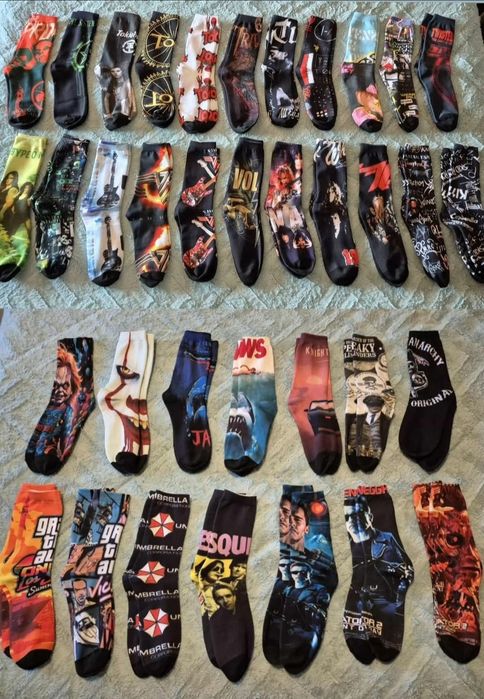 Meias de Bandas Rock Metal