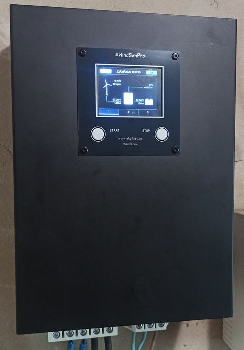 Контроллер заряда ветрогенератора WindSanPro-250+MPPT+WI-FI