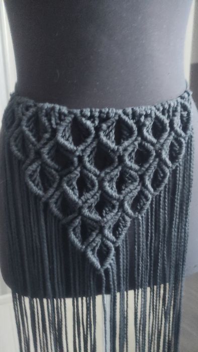 Фартух в етностилі припинда макраме