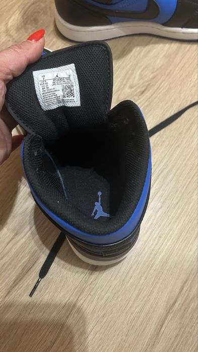 Nike Air Jordan 1 Mid Azul/Preto – Tamanho 40 (Originais)