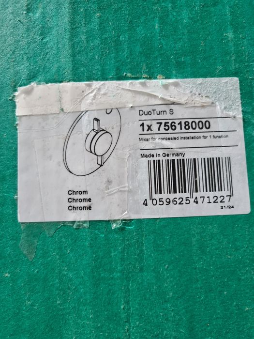 Hansgrohe DuoTurn S Bateria, podtynkowa Chrom