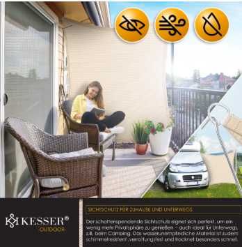 Żagiel przeciwsłoneczny 3x4 m KESSER