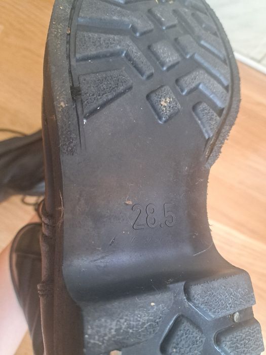 Męskie oficerki skórzane wojskowe lotnicze