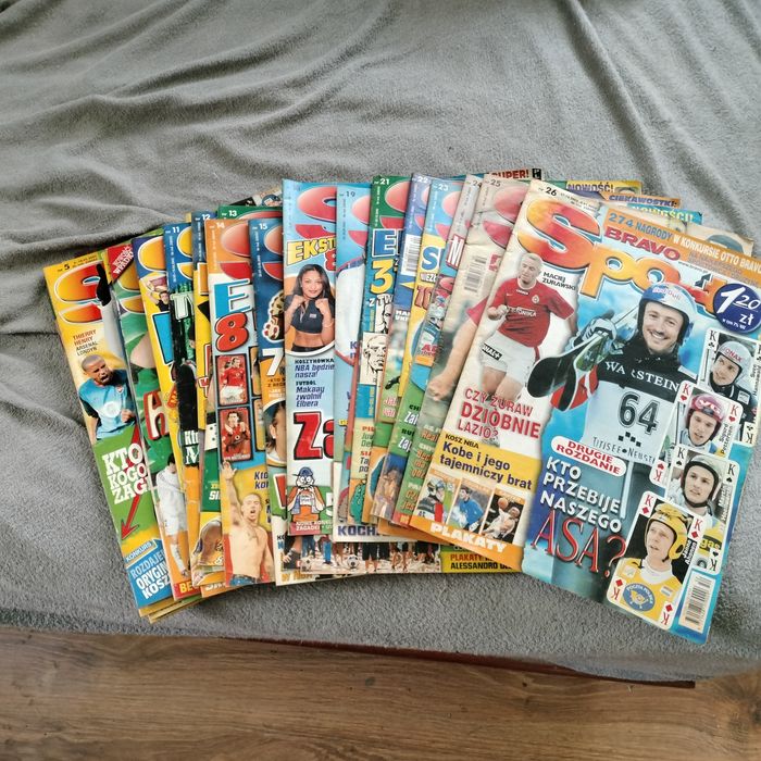 Gazety bravo sport z lat 2000