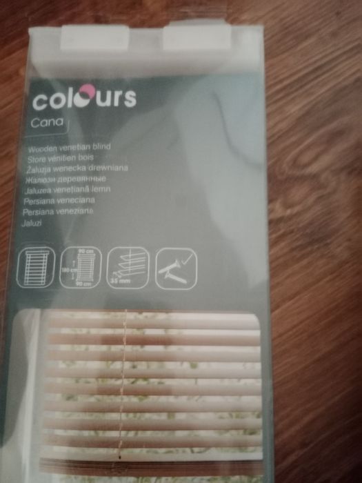 Żaluzja wenecka drewniana 2 sztuki