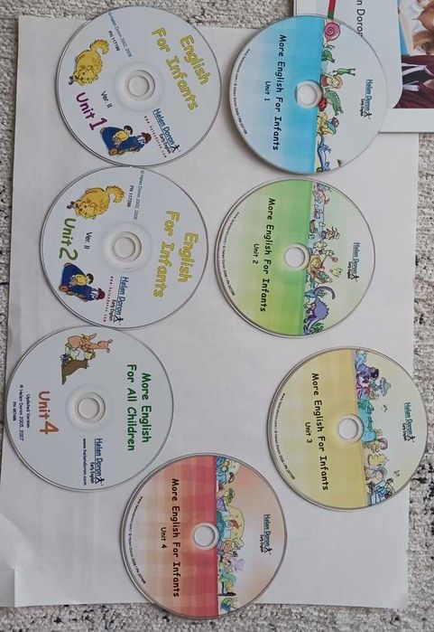 Płyty CD do nauku języka angielskiego "Helen Doron"