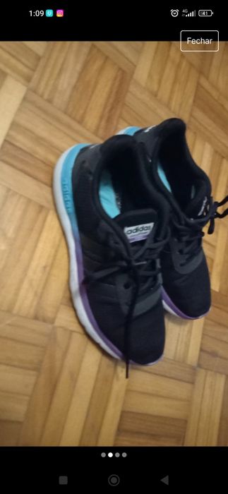 Sapatilhas/ tênis adidas pretas de desporto