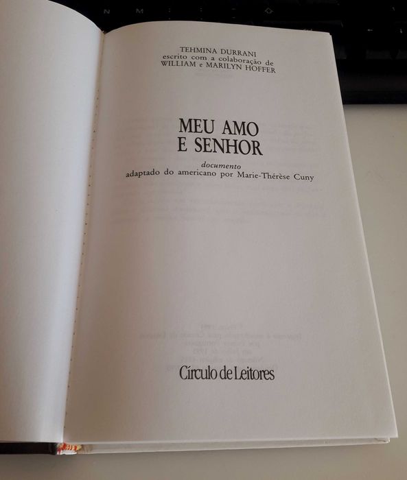 Livro "Meu Amo e Senhor" - Tehmina Durrani