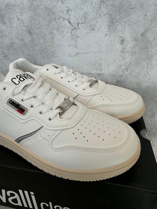 Nowe sneakersy CAVALLI CLASS SPORT białe unisex 41
