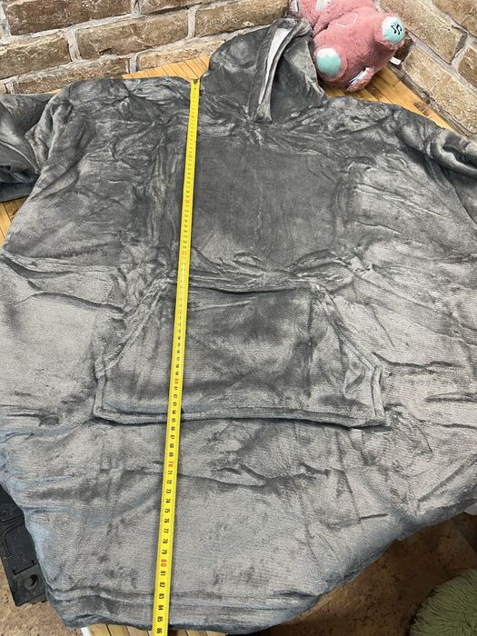 Плед-худі з капюшоном | Теплий, м’який, стильний.