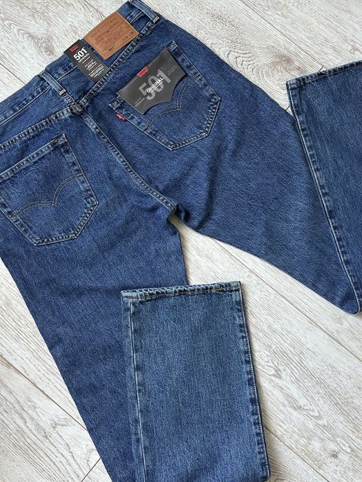 Original Premium Levi’s 501 W34 L34 сині прямі джинси