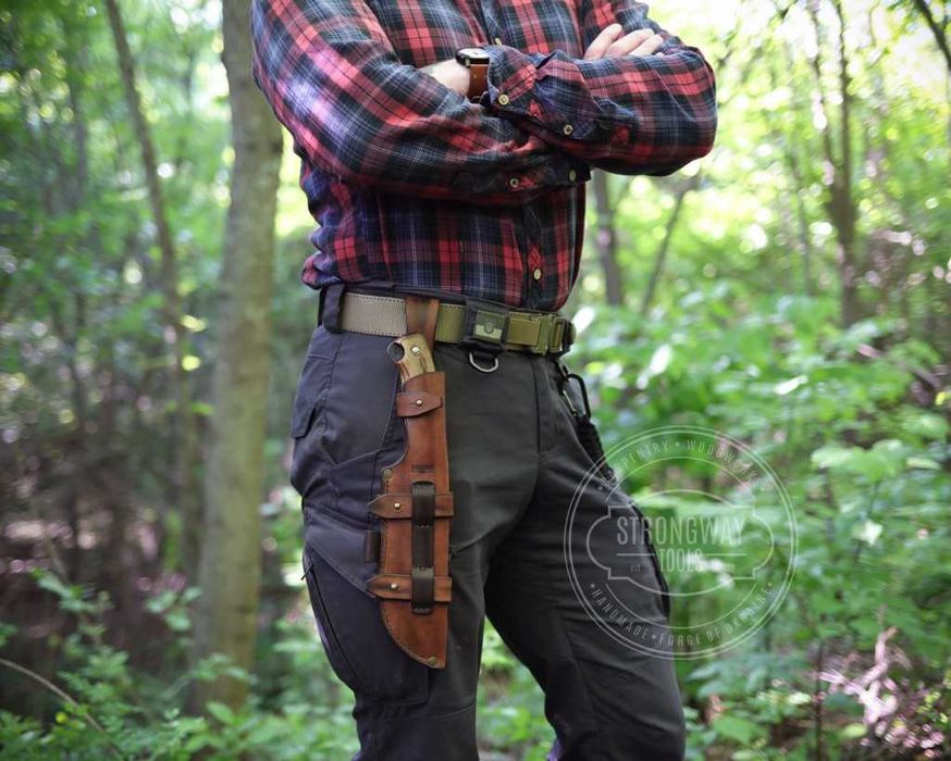 Ковані ножі для бушкрафта, ручна робота