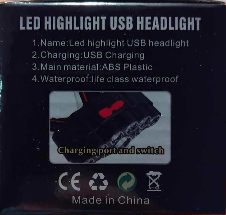 Latarka czołowa 9 Led