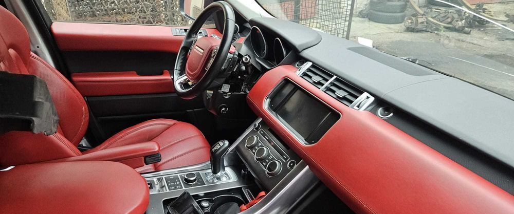 Land rover Range rover L494 fotele kanapa skóra czerwona