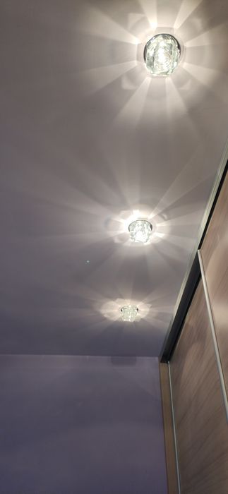 Lampki sufitowe halogeny KOMPLET 3 sztuki