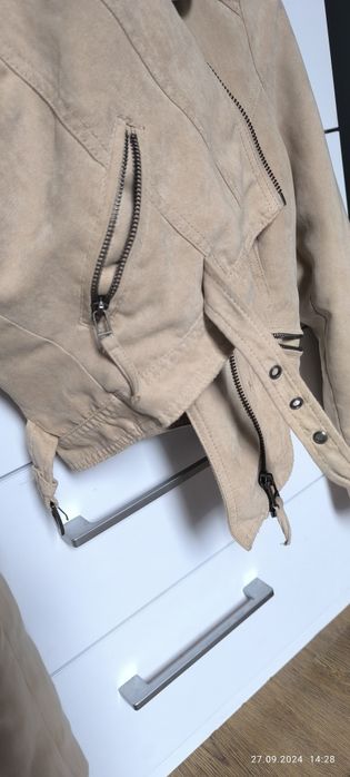 Sprzed kurtkę katana  imitacja zamszuh&m