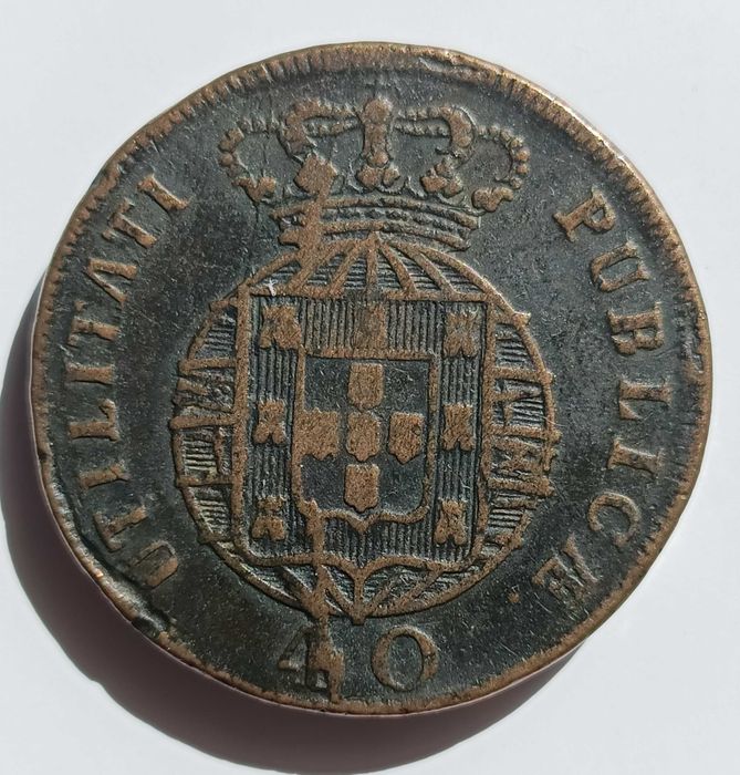 moeda antiga de coleção